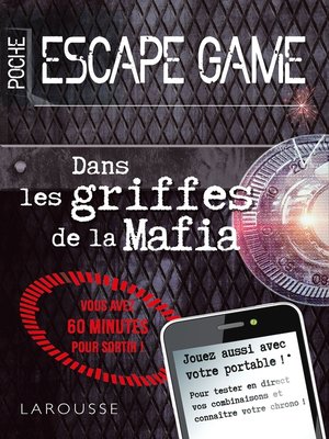 cover image of ESCAPE GAME de poche--Dans les griffes de la mafia